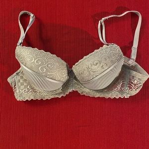 Gray Push up bra